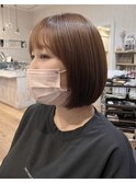 髪質改善ストレートボブ【安佐南区】