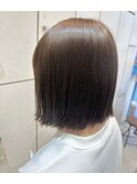 髪質改善スペシャルイルミナカラーシアーグレージュ×渡辺りん