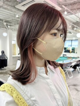 デート 下北沢(DATE) 《人気No,1カラー》イヤリングカラー×ピンクがおすすめ◎