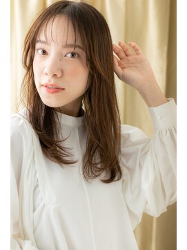 カバーヘア イヴ 戸頭店(COVER HAIR EVE) ■シースルーバング透明感小顔レイヤーロング611★戸頭30代40代