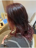 インナー×ハイライト×ピンク