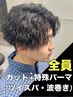【夏井指名限定】メンズカット+特殊パーマ(ツイスパ・波巻きなど) ￥15500