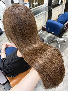 髪質改善専門店 アミーベルエクラ(AMI a BELLE Eclat) 【髪質改善】髪の内部補修ができるアミーベル人気のカラーエステ