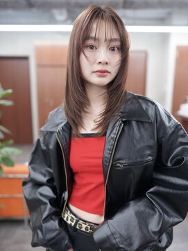 ニコ トウキョウ 渋谷(nico TOKYO) ロングレイヤー顔周りレイヤーハッシュカット透明感カラー