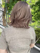 シンティアバイアルティナ 渋谷店(Cyntia by artina)&nbsp;ヘーゼルグレージュ/パールベージュ/バタフライカット