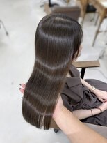 ハピネス 梅田茶屋町店(HAPPINESS)&nbsp;韓国風/レイヤーカット/顔周り/顔まわり/髪質改善/ベージュ