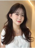 韓国風レイヤーカット髪質改善ダブルカラーハッシュカット