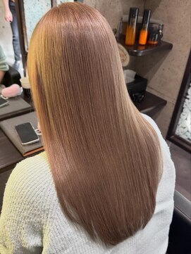 サロンドフィール 豊岡店(Salon de feel) #ミルクティーベージュ#透明感カラー