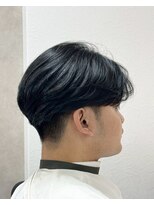 ホワイトストーン WHITE STONE 刈り上げセンターパート爽やかビジネスOKマッシュ