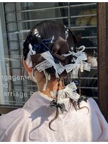 ラフ(Laugh) リボンたっぷりヘアアレンジ
