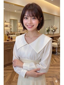 アッシュ 千歳烏山店(Ash)の写真/「顔周りカット」で叶える小顔。細部までこだわる小顔カットで、あなただけの可愛さを引き出します。