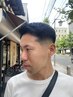 【Kureha指名限定】フェードカット+アイロンパーマ/濡れパン
