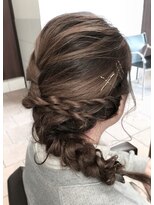 ネオリーブクレア 綱島店(Neolive Krea) 三つ編みを三つ編みアレンジ/ヘアセット/カジュアルアレンジ