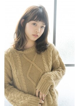 エアー 大阪(AIR) ☆air-OSAKA☆栃本優美☆ラフ耳かけロブ☆フォギーベージュ