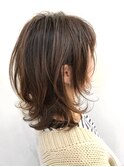 【パーマ】ミディアムボブのパーマスタイル