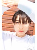 シースルーバングが大人かわいい☆