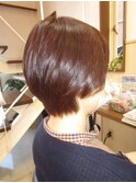 《見附　今町》美髪　大人ショート　ノンジアミンカラー