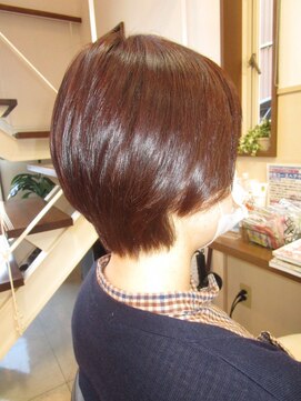 コアフィールフィス(COIFFURE fils) 《見附 今町》美髪 大人ショート ノンジアミンカラー