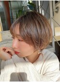 【津賀 涼】大人美人ショートイメチェンモードダークアッシュ