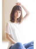 寺尾拓巳 大人かわいいくびれレイヤーミディアムイルミナカラー 