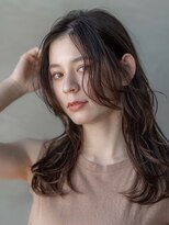 オースティン 登戸向ケ丘遊園(AUSTIN)&nbsp;大人かわいい前髪セシルカットココアブラウンフリンジウェーブ