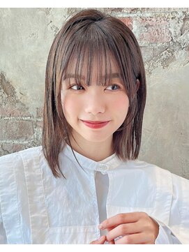アフロート ルヴア(AFLOAT RUVUA) オシャレにまとまる【切りっぱなしボブ】髪質改善も人気★京佳