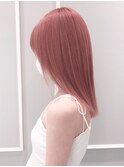 【BEFORE有り】ペールピンク×ブリーチカラー