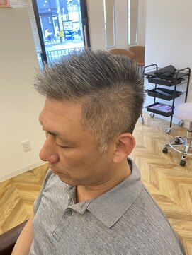 ボブソラ(BOB SORA) メンズグレーヘアカット