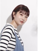 ピークアブー アヴェダ 池袋東武(PEEK-A-BOO AVEDA) 大人可愛いワイドバングマッシュショートボブ【小園 健一郎】