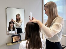 【スタイリングブロー / マイクロスコープ】*施術後の頭皮・毛髪チェック*