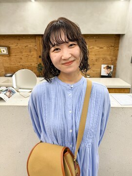 トゥコ(tuco) ボブパーマ　前髪パーマ　パーマボブ　ボブ　前髪　ブラウン