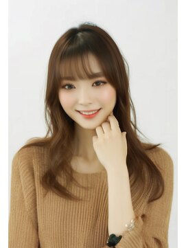 ドゥセリエ 新宿本店(de cellier) 愛され薄めバングこなれヘアうる艶髪大人可愛い