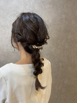 アーティス ヘア デザイン(Artis hair design) 編みおろしヘア