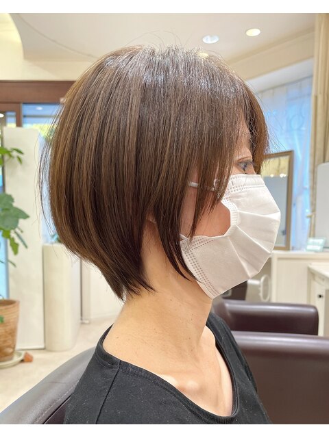 30代40代50代ヘアスタイル/ショートボブ