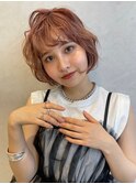 ピンクベージュ【藤沢/艶髪/ヘッドスパ/髪質改善/イノアカラー】