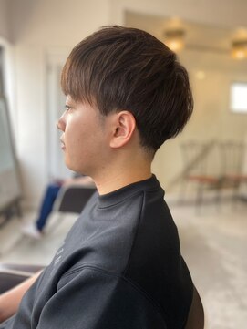 メンズカット バイ ソイクフ(メンズカット by SOY-KUFU) MEN’S HARE ダークアッシュカルマパーマ