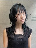 ウルフ ブリーチ グリーン ポイントカラー