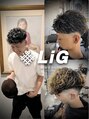 リグ(LiG) 【人気No.3】フェードカット&パーマスタイル