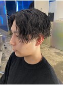 縦落ちスパイラル前下がりセンターパート
