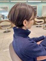 アッシュ 下北沢店(Ash) くせ毛さんでもおさまる耳掛けショートボブ