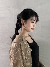 クンクンルーホーライシー(KUN KUN LU HO laishi) 【お呼ばれヘア】ツインアレンジ