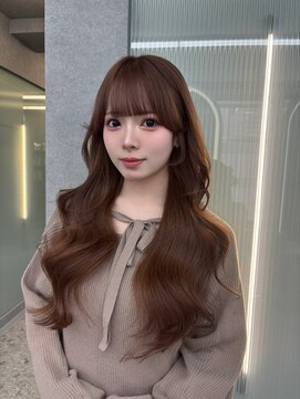 ボタン ハカタ(VOTAN hakata) 市野瀬裕奈/博多/韓国ヘア/前髪顔周りカット/マロンブラウン