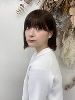 ハローバイシー 仙台(Hello by Sea)&nbsp;大人可愛いタッセルボブ外はねボブ大人ボブ外はねくびれボブ仙台