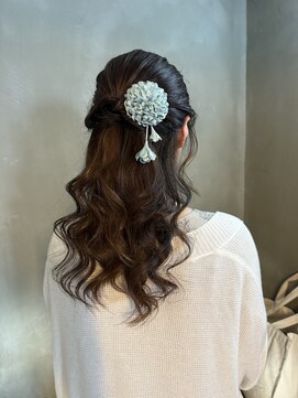 レアング(LeAng) ハーフアップ