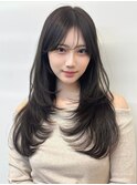大宮 韓国ヘア レイヤーカット ブリーチなしダブルカラー