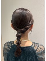 ティエナビューティー(TIENA BEAUTY)&nbsp;結婚式&推し活ヘア 編みおろし