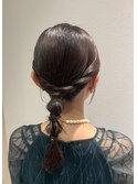 結婚式&推し活ヘア 編みおろし