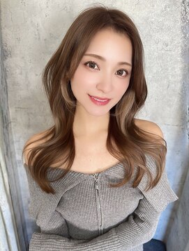 アイリス 天文館店(AIRIS) インナーカラー ブリーチ ハイトーンベージュ 韓国くびれヘア