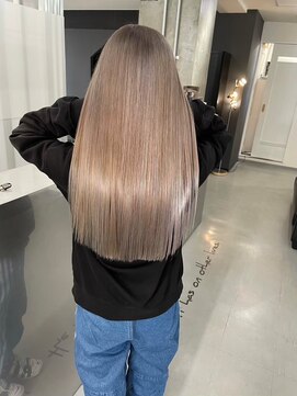 キング 枚方店(K!ng) 韓国オルチャンレイヤーカット透明感カラー顔まわり前髪カット