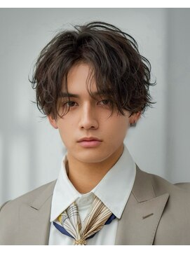 オーシャントーキョー 渋谷神南(OCEAN TOKYO) シャドウツイストスパイラル波巻きセンターパート